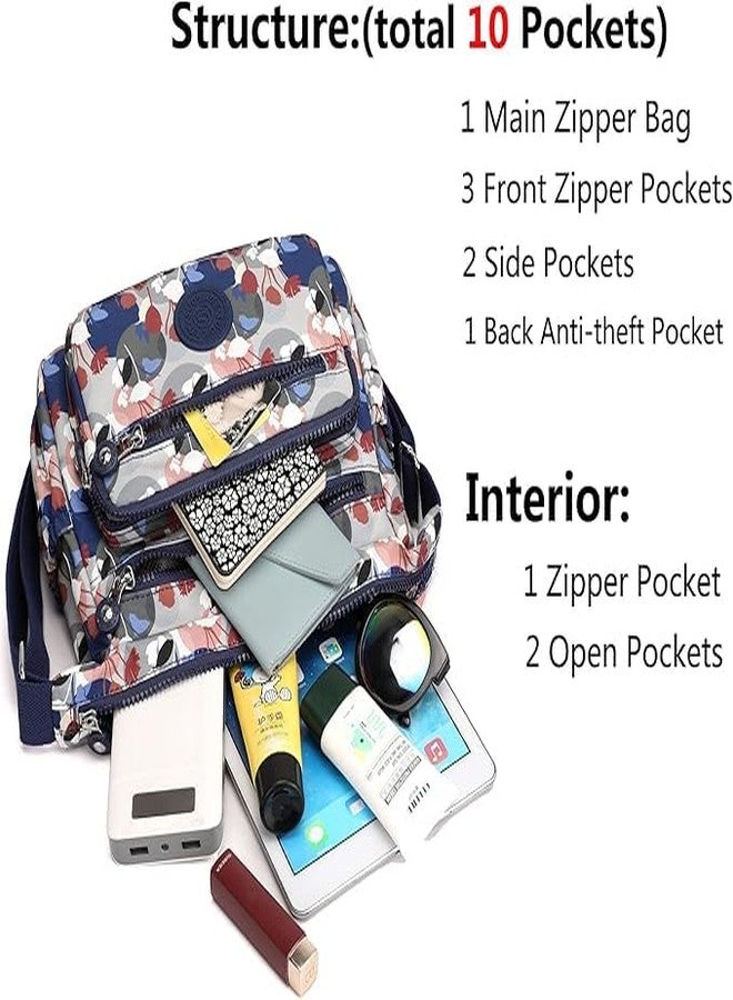 موكا حقيبة كتف نسائية من النايلون من MOCA - خفيفة الوزن، متينة، وأنيقة، مناسبة للمراهقات، والنساء، وللعمل، والسفر، والاستخدام اليومي - Image 4